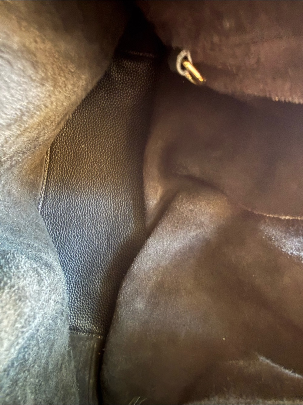 Stoney Clover Lane Leather Henrietta Bucket Bag Noir Black - Picture 13 of 16